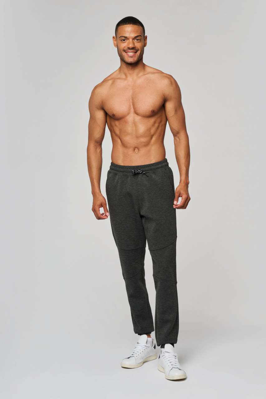 MEN'S TROUSERS - Deep Grey Heather - Model