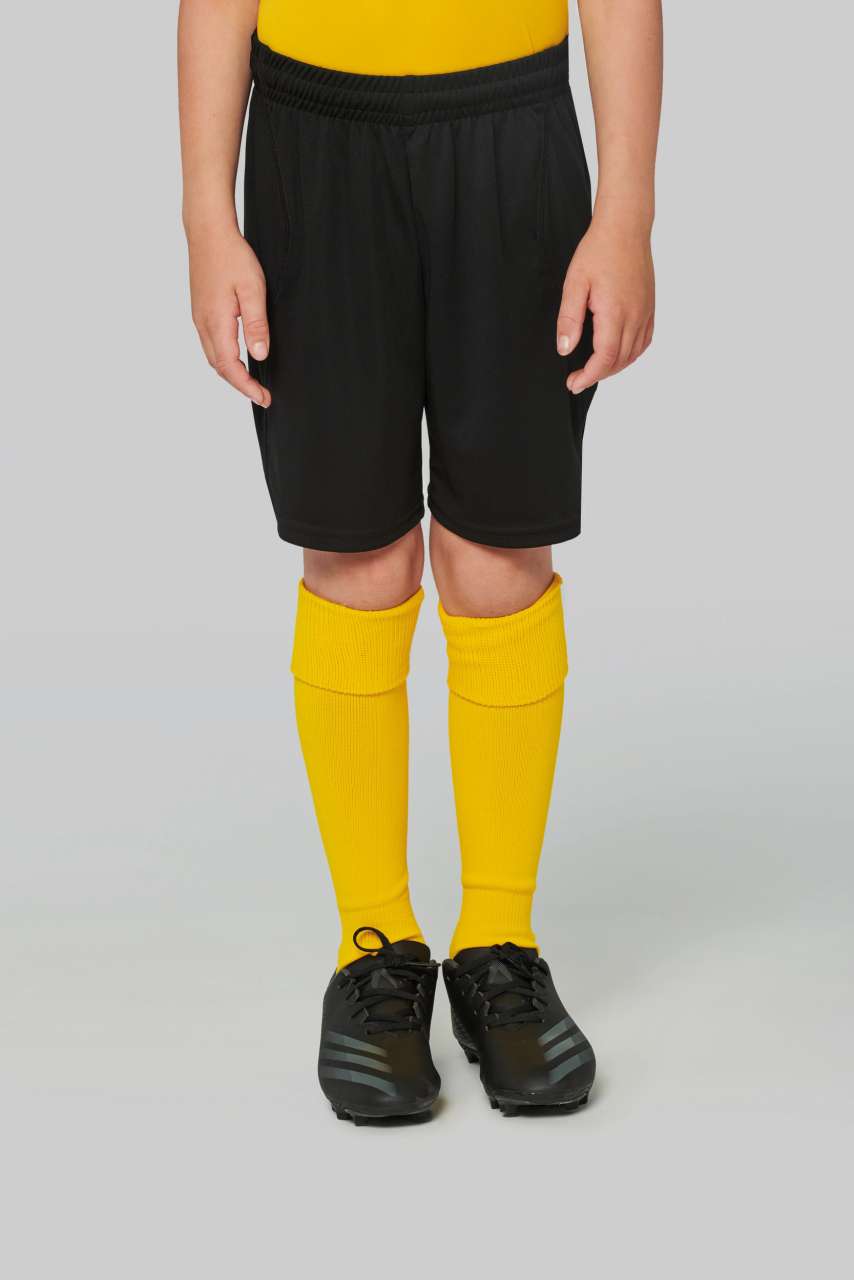 KIDS' SPORTS SHORTS - Black - Model
