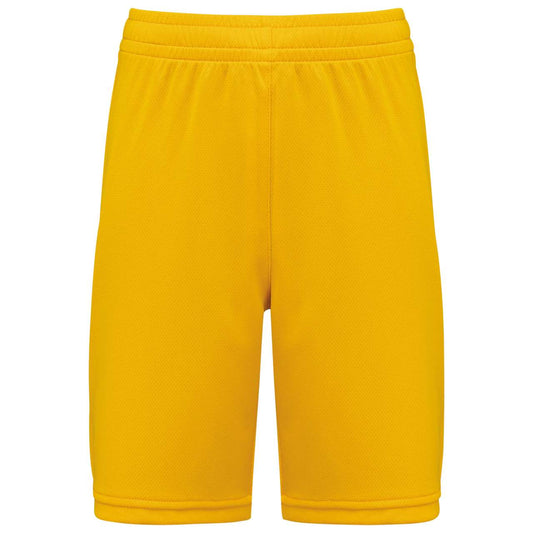 MEN'S BASKETBALL SHORTS - Sporty Yellow - colorimageurl