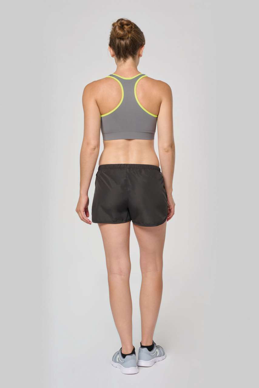 LADIES' RUNNING SHORTS - Black - Additional