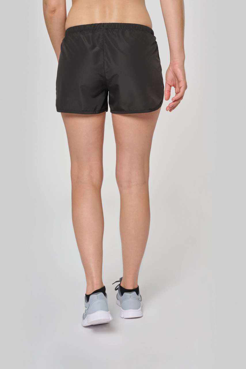 LADIES' RUNNING SHORTS - Black - Additional