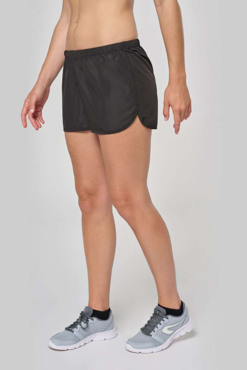LADIES' RUNNING SHORTS - Black - Additional
