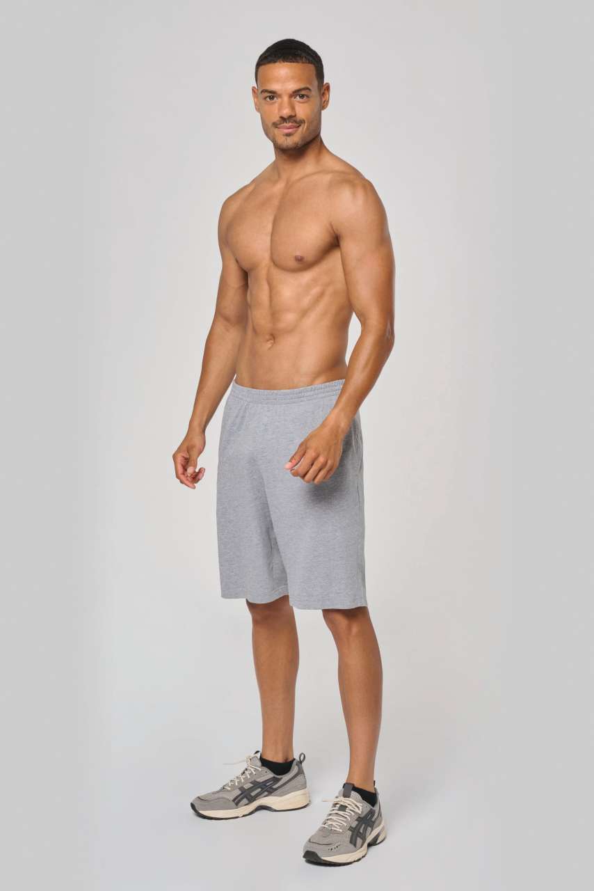 MEN'S JERSEY SPORTS SHORTS - Black - Additional