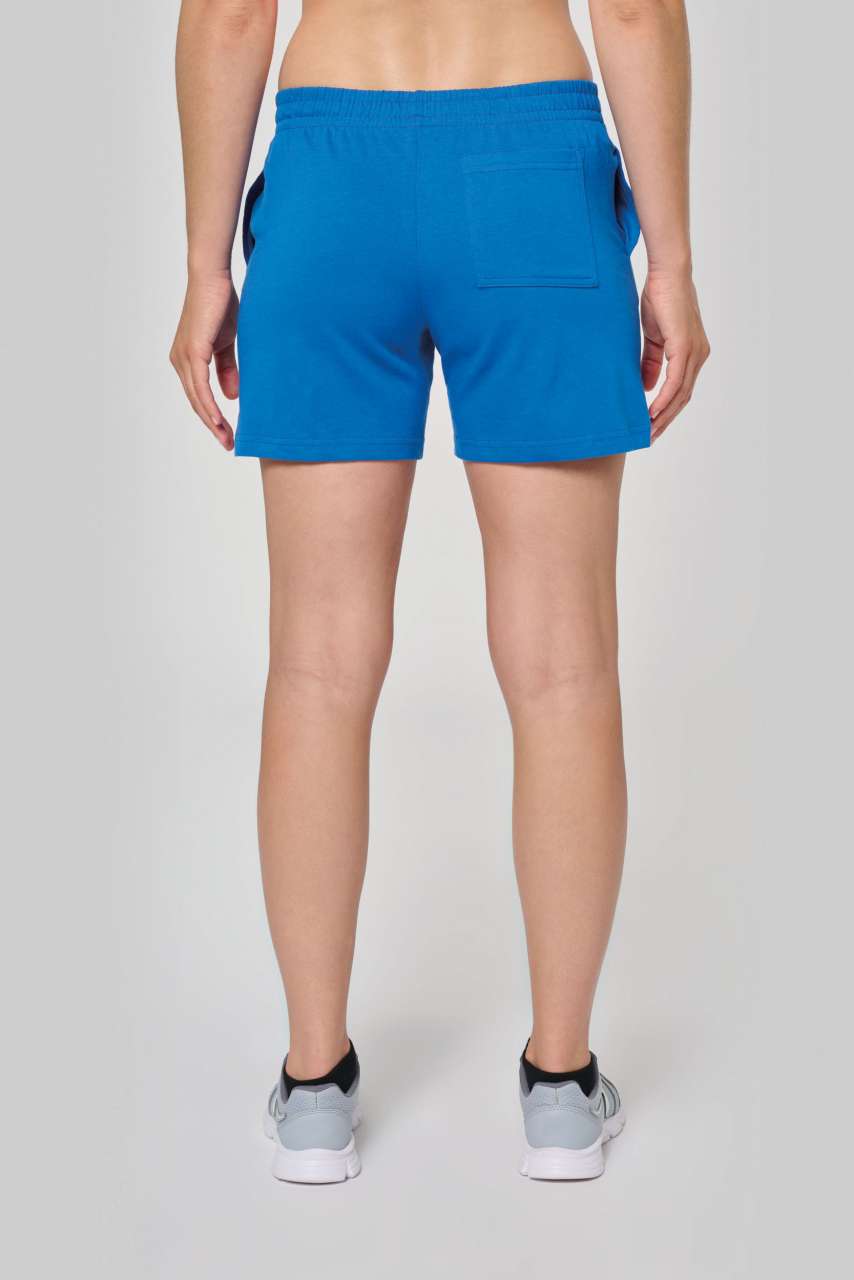 LADIES' JERSEY SPORTS SHORTS - Black - Additional