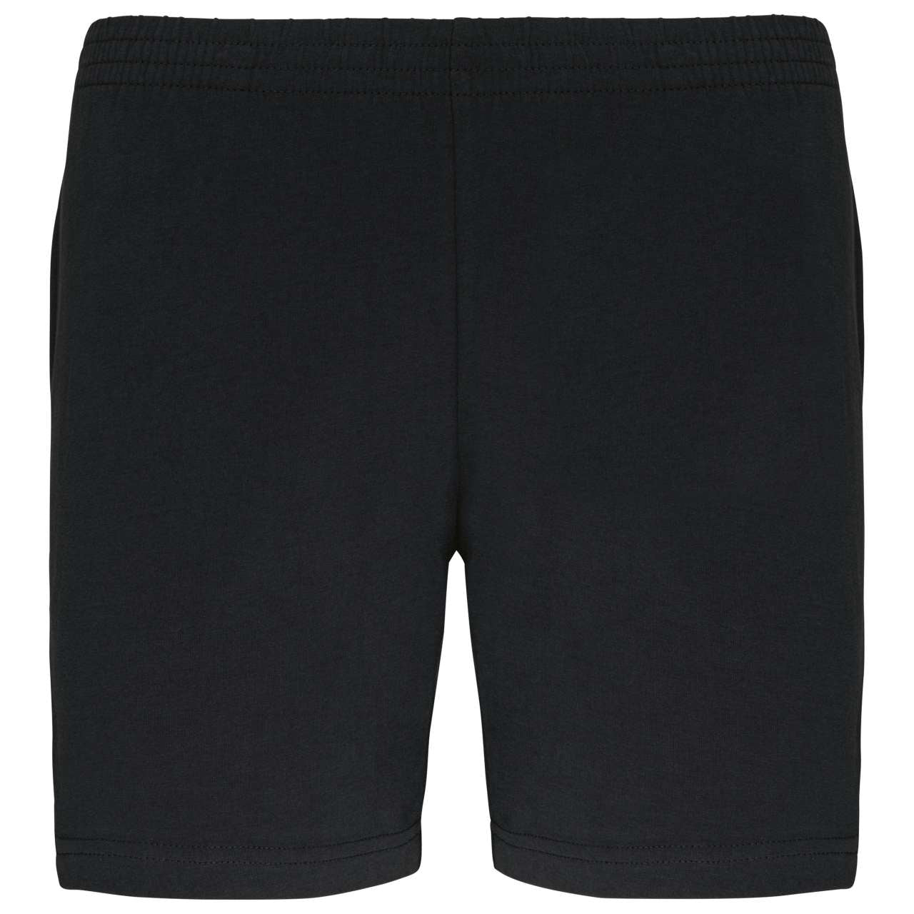 LADIES' JERSEY SPORTS SHORTS - Black - Main