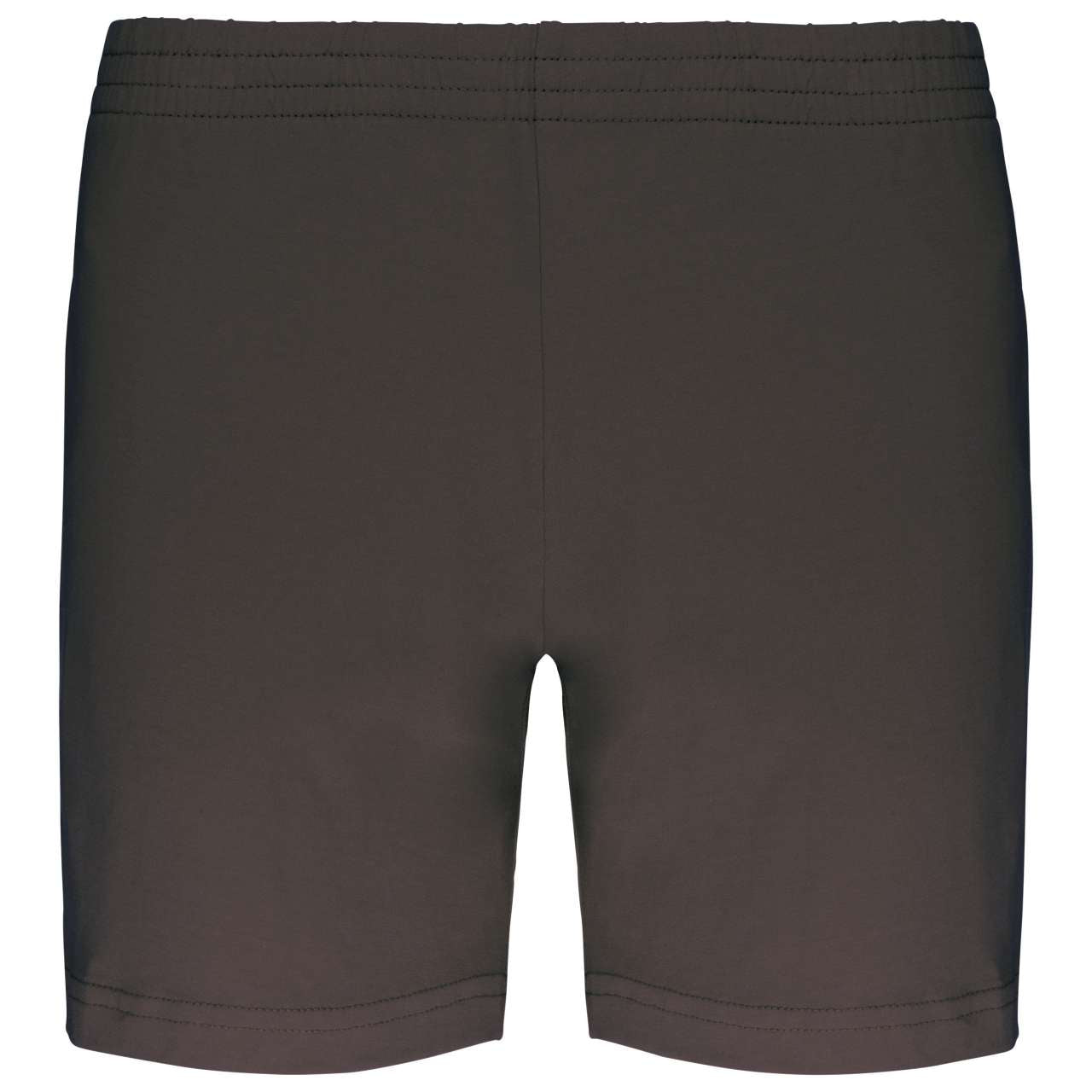 LADIES' JERSEY SPORTS SHORTS - Dark Grey - Main