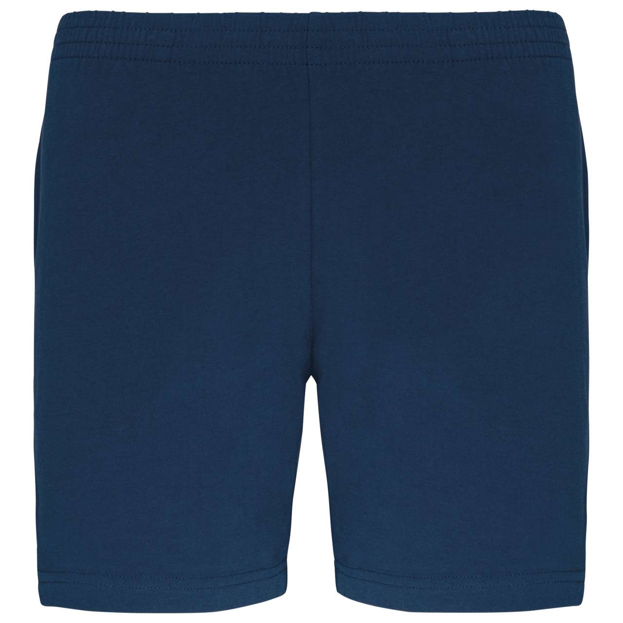 LADIES' JERSEY SPORTS SHORTS - Navy - Main