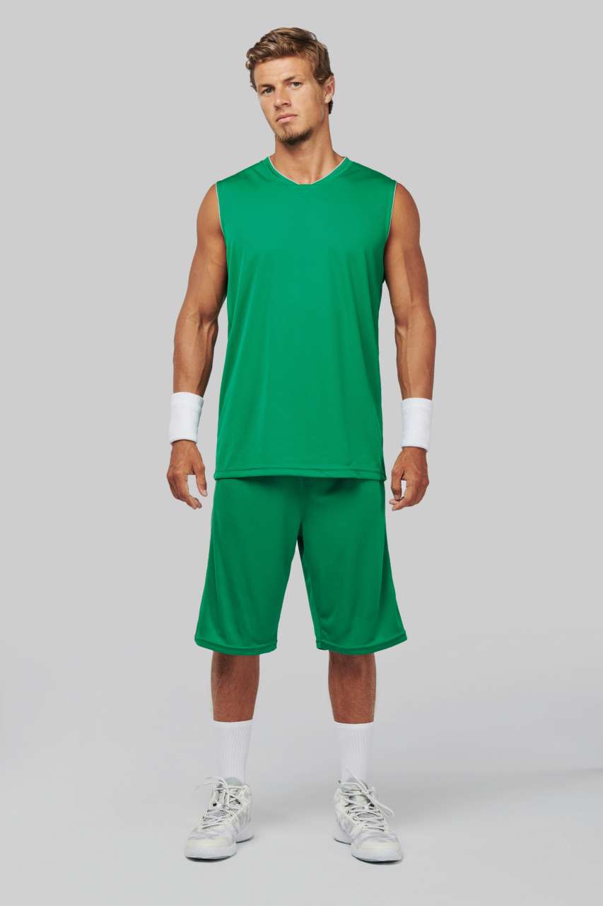 MEN'S BASKETBALL SHORTS - Sporty Red - Additional
