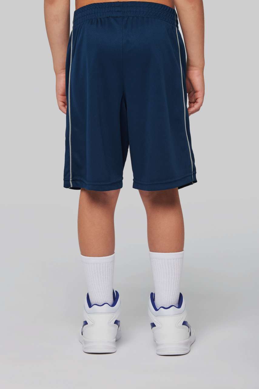 KID'S BASKET BALL SHORTS - Dark Kelly Green - Additional