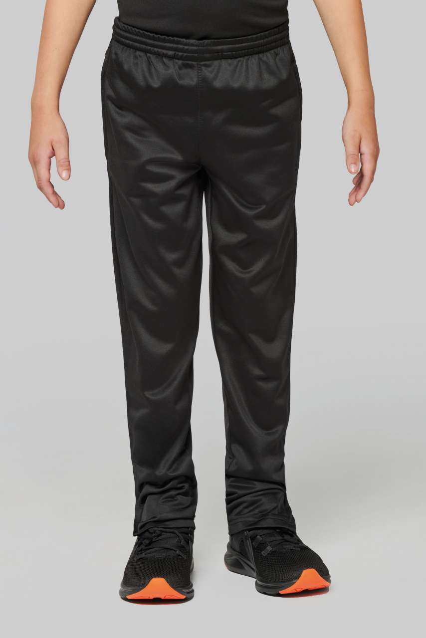 KIDS' TRACKSUIT BOTTOMS - Black - Model