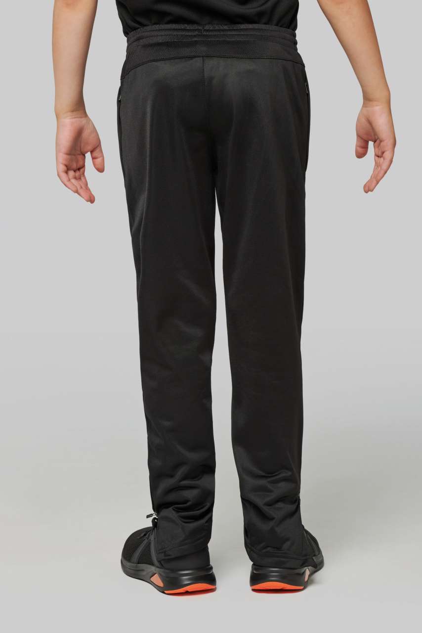 KIDS' TRACKSUIT BOTTOMS - Black - Additional
