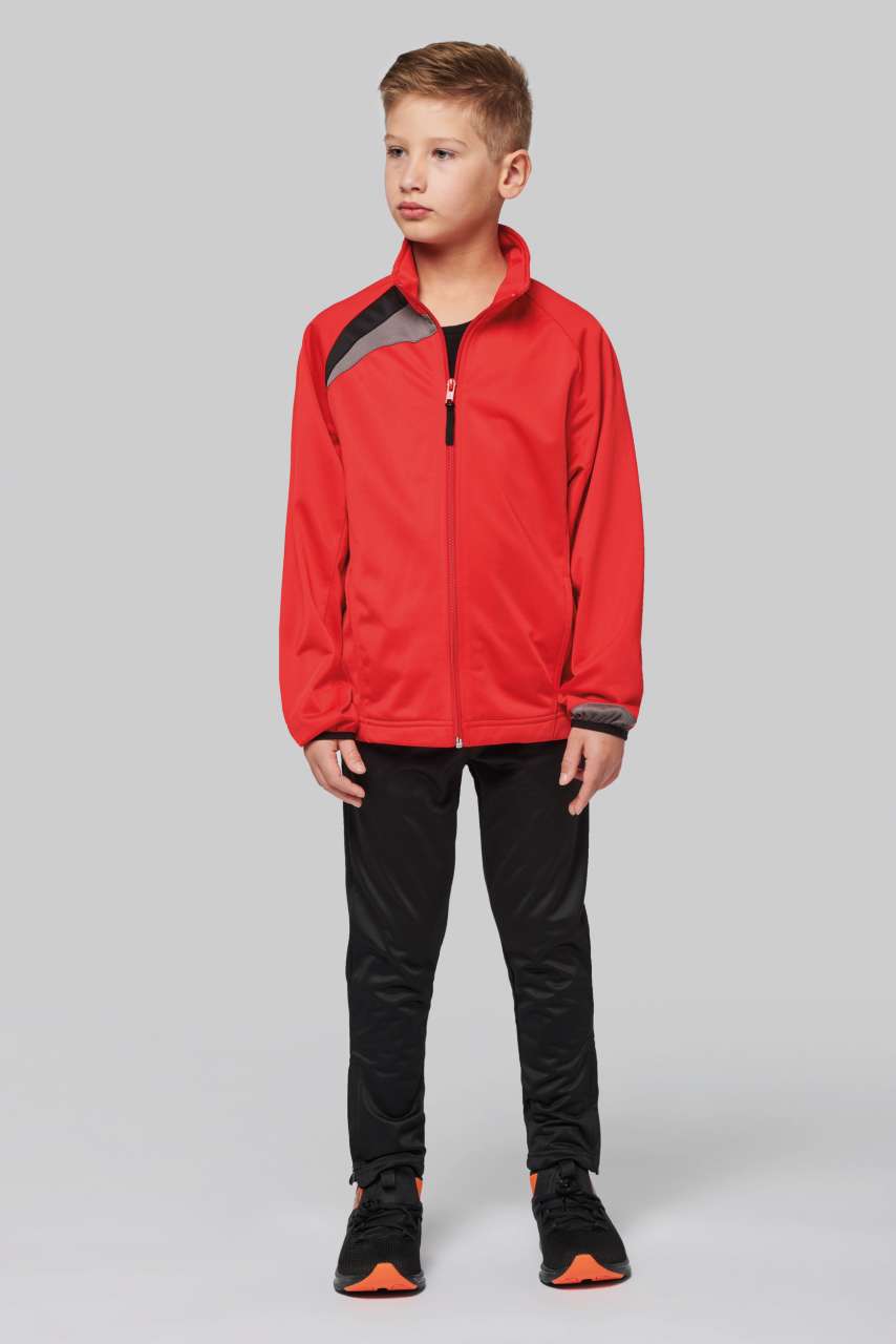 KIDS' TRACKSUIT BOTTOMS - Black - Additional