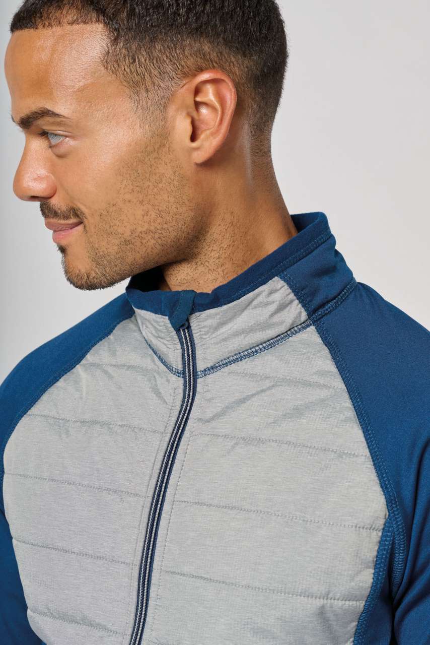 DUAL-FABRIC SPORTS JACKET - Black/Black - Additional