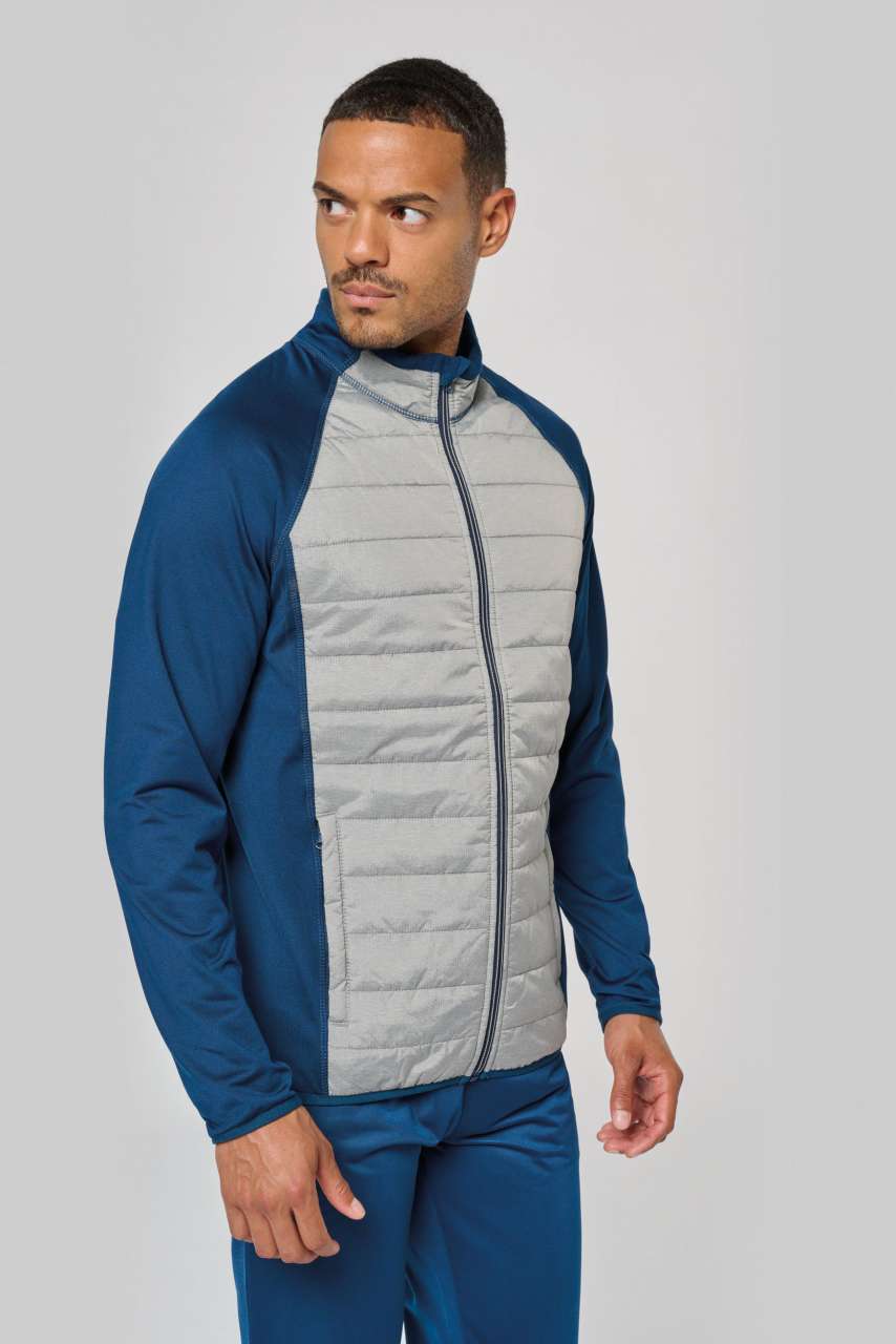 DUAL-FABRIC SPORTS JACKET - Black/Black - Additional