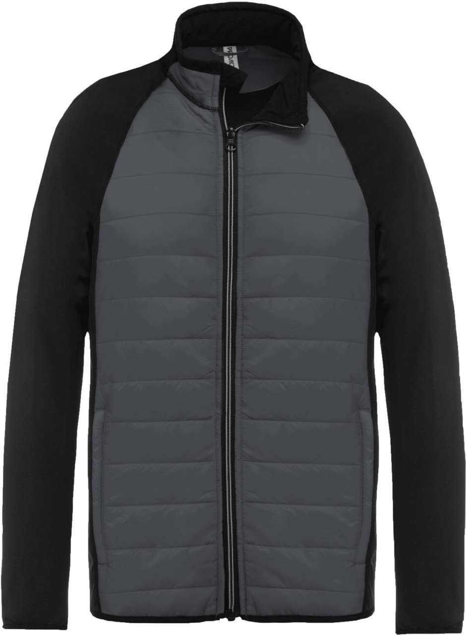 DUAL-FABRIC SPORTS JACKET - Sporty Grey/Black - Main