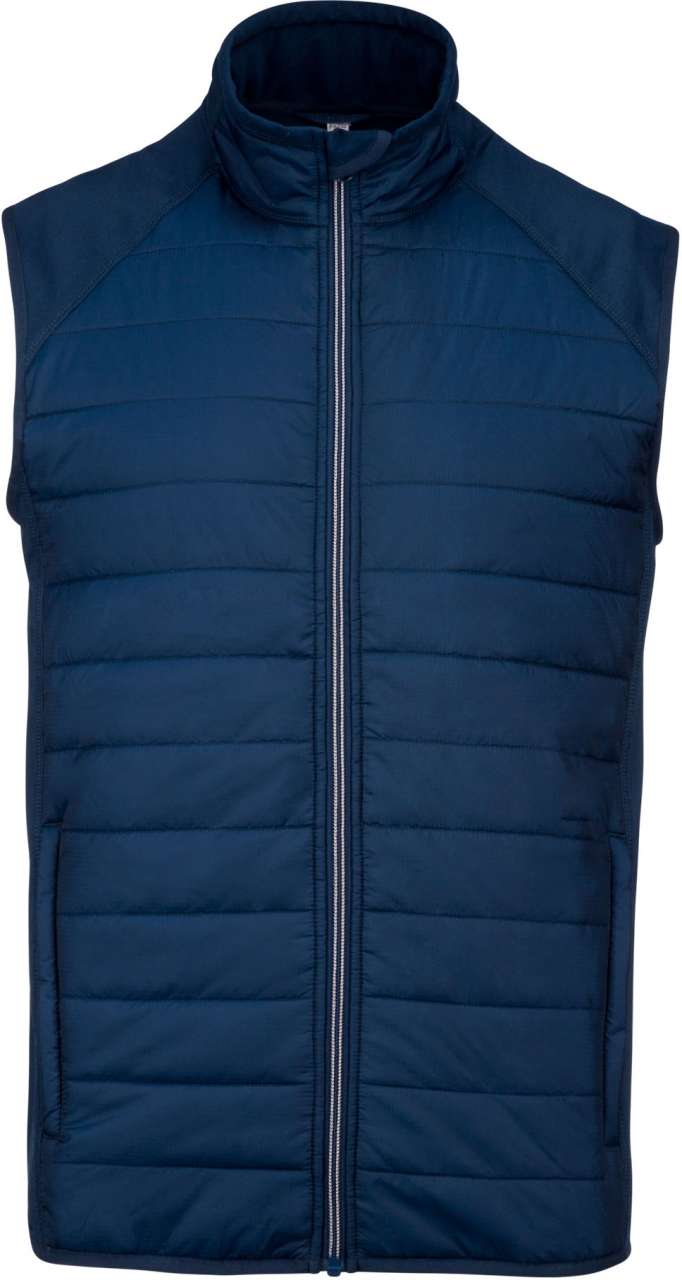 DUAL-FABRIC SLEEVELESS SPORTS JACKET - Sporty Navy/Sporty Navy - Main