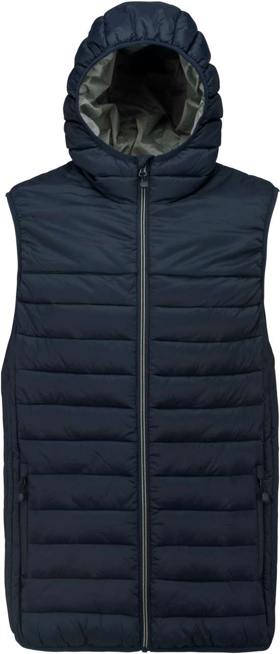 KID'S HOODED BODYWARMER - Navy - colorimageurl