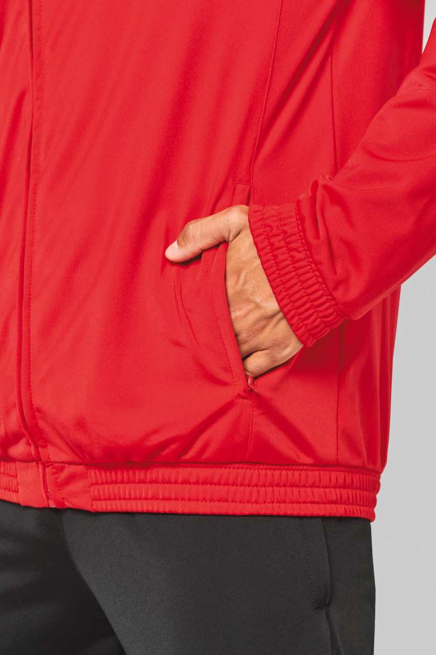 ADULT TRACKSUIT TOP - Sporty Red/White - Additional