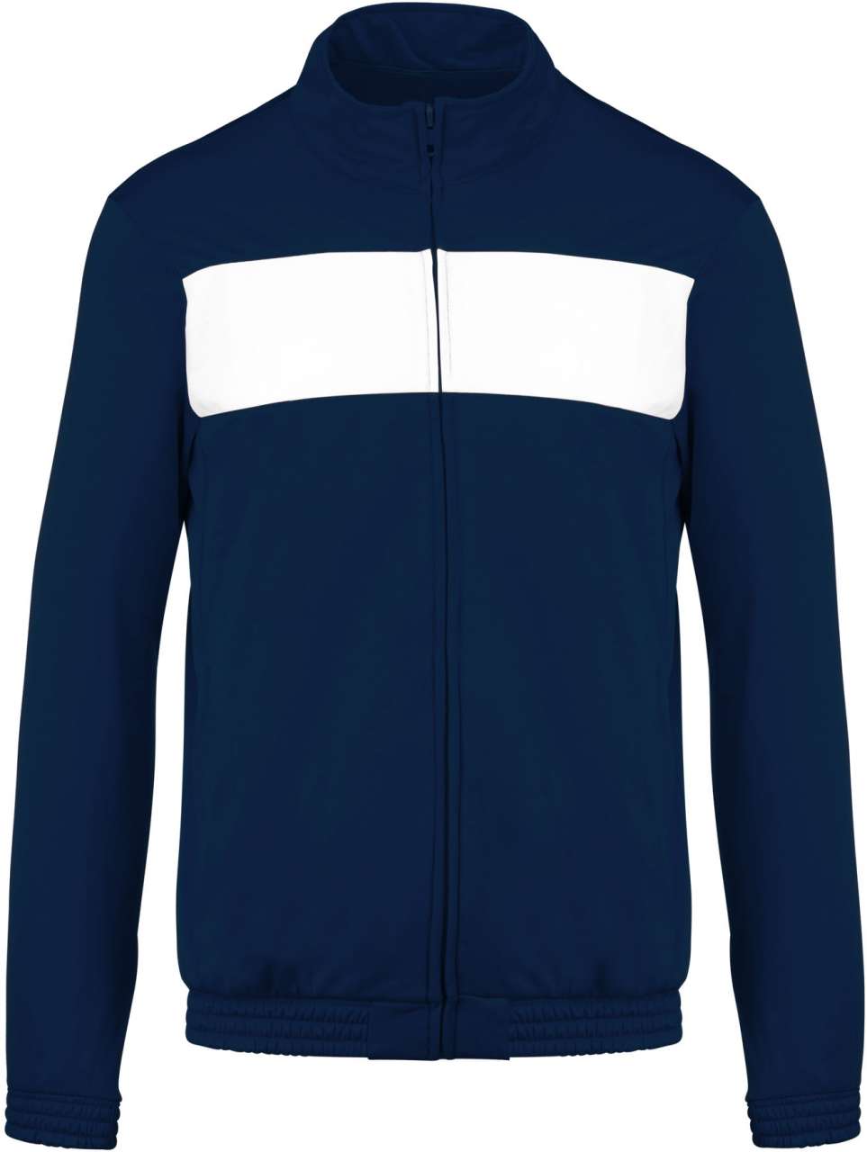 KIDS' TRACKSUIT TOP - Sporty Navy/White - Main