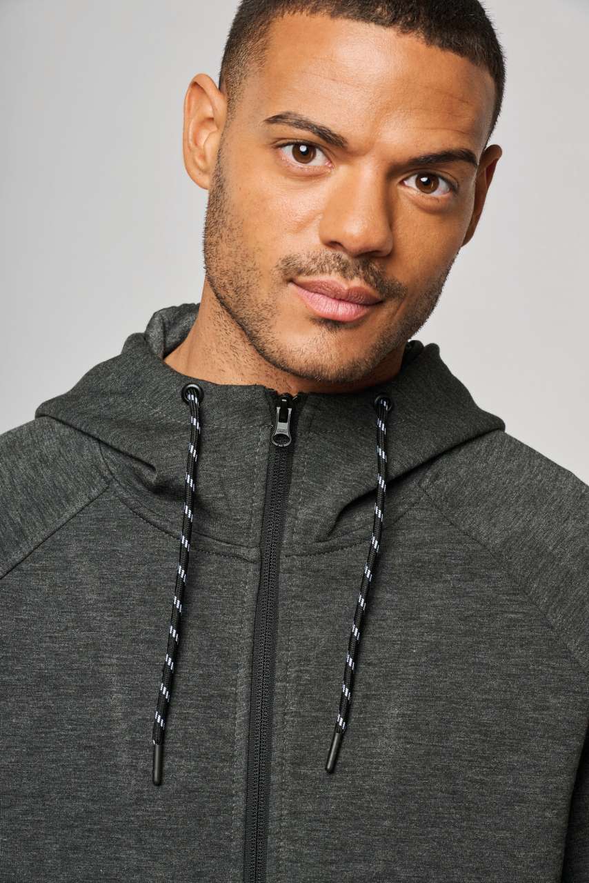 MEN'S HOODED SWEATSHIRT - Ash Heather - Additional