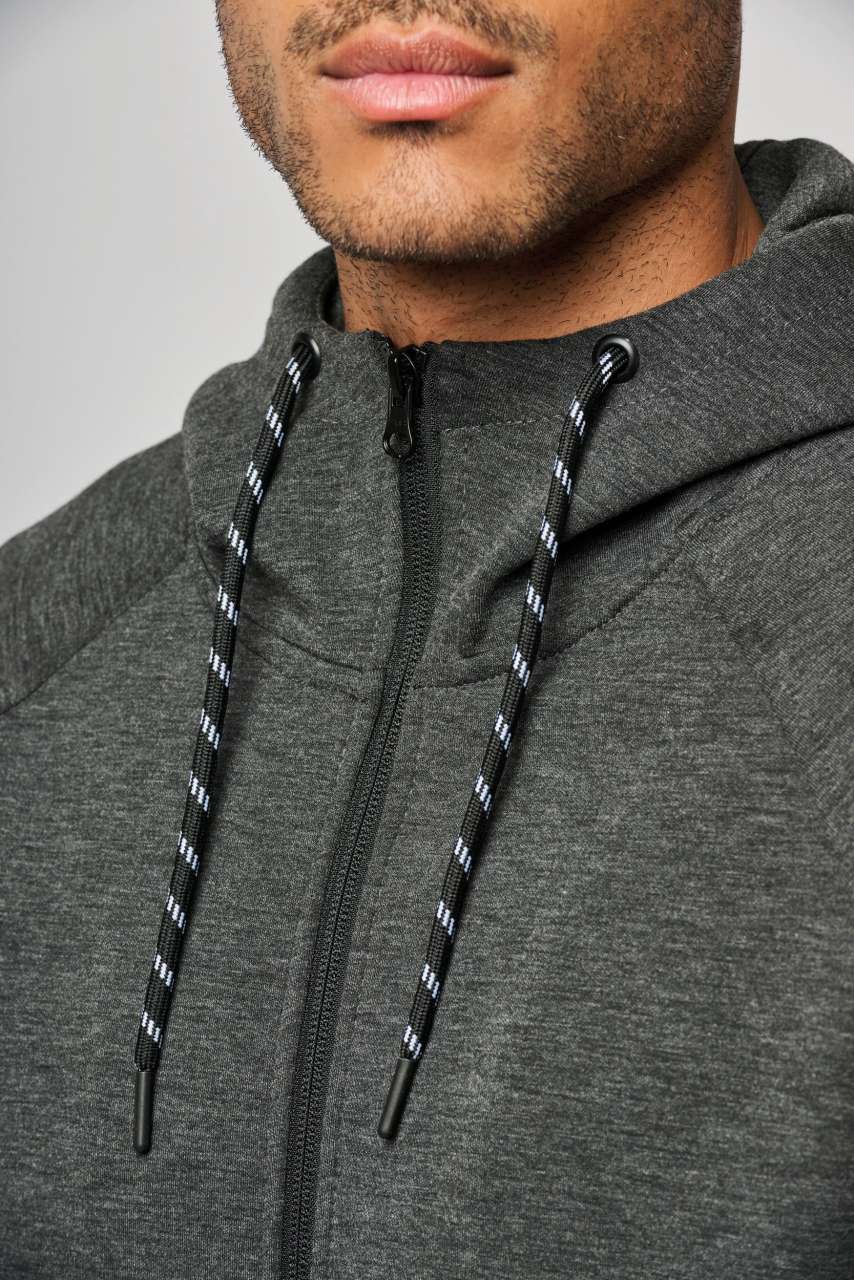 MEN'S HOODED SWEATSHIRT - Ash Heather - Additional