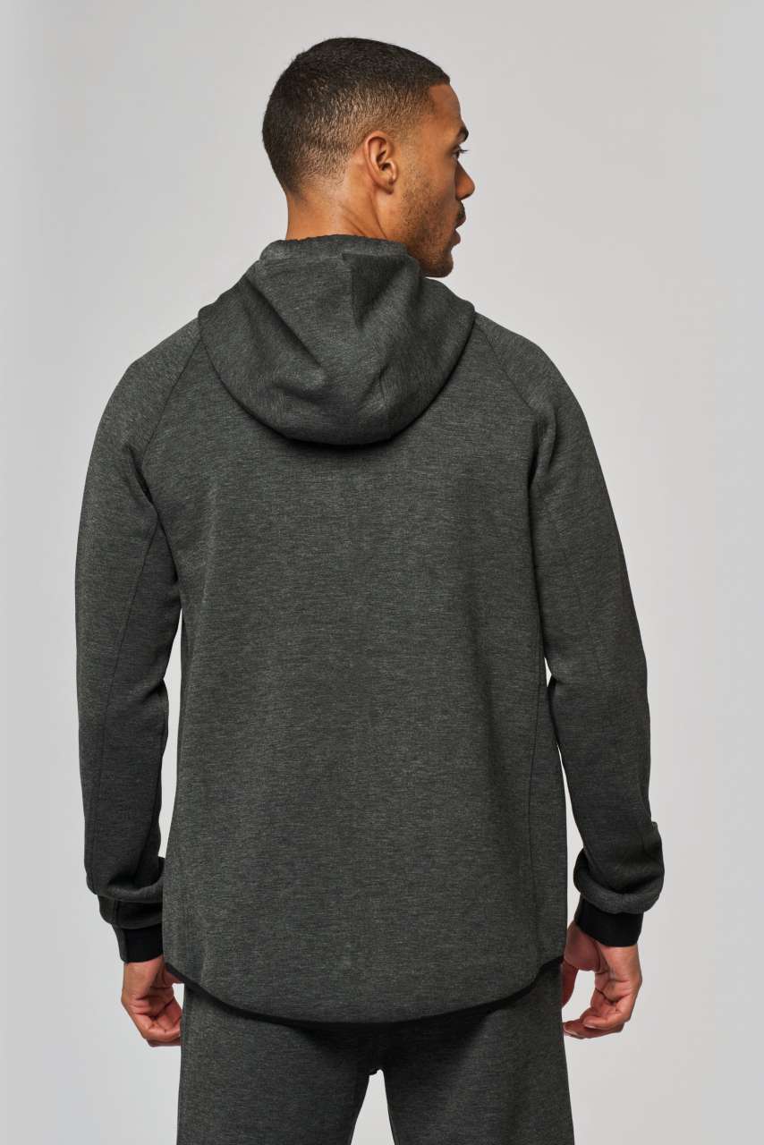MEN'S HOODED SWEATSHIRT - Ash Heather - Additional