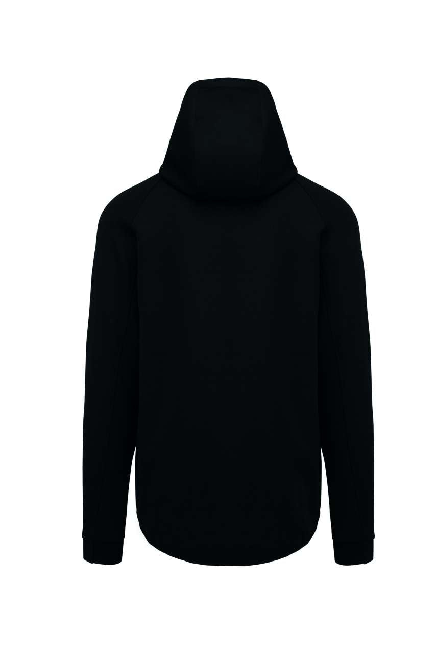 MEN'S HOODED SWEATSHIRT - Black - Additional