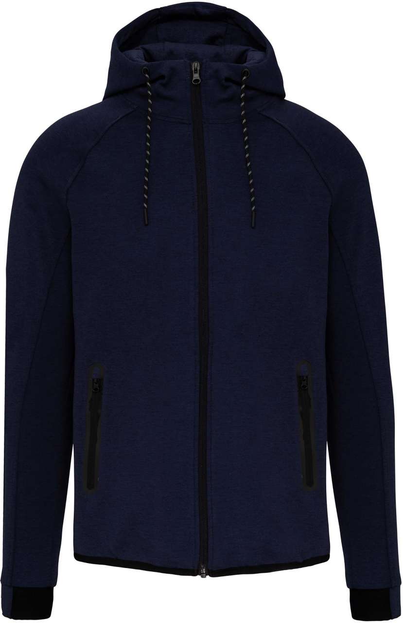 MEN'S HOODED SWEATSHIRT - French Navy Heather - Main