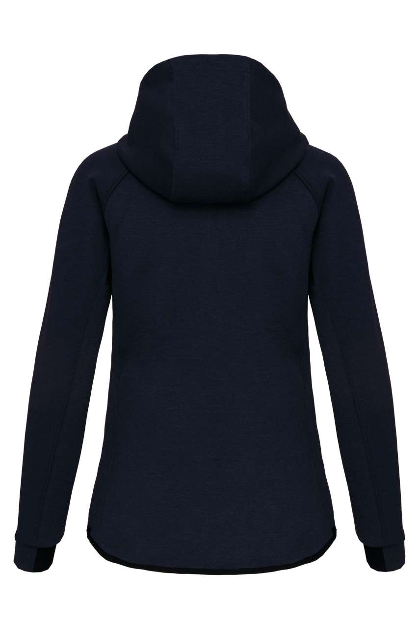 LADIES’ HOODED SWEATSHIRT - French Navy Heather - Main
