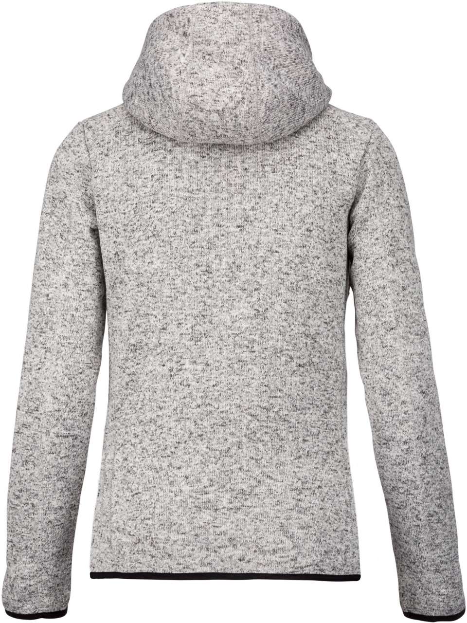 LADIES’ HEATHER HOODED JACKET - Light Grey Mélange - Additional