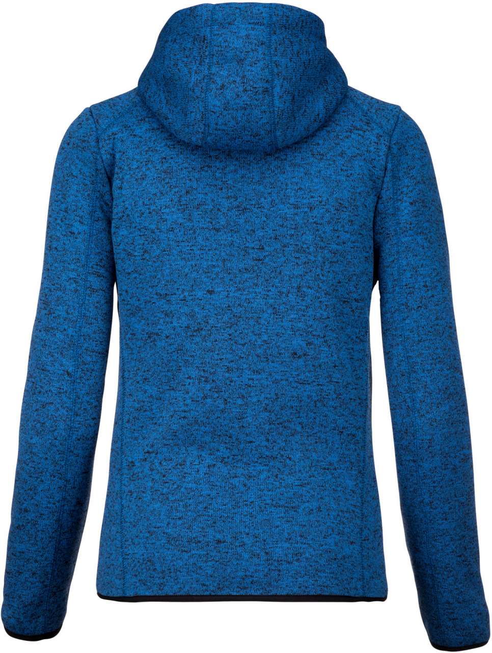 LADIES’ HEATHER HOODED JACKET - Light Royal Blue Mélange - Additional