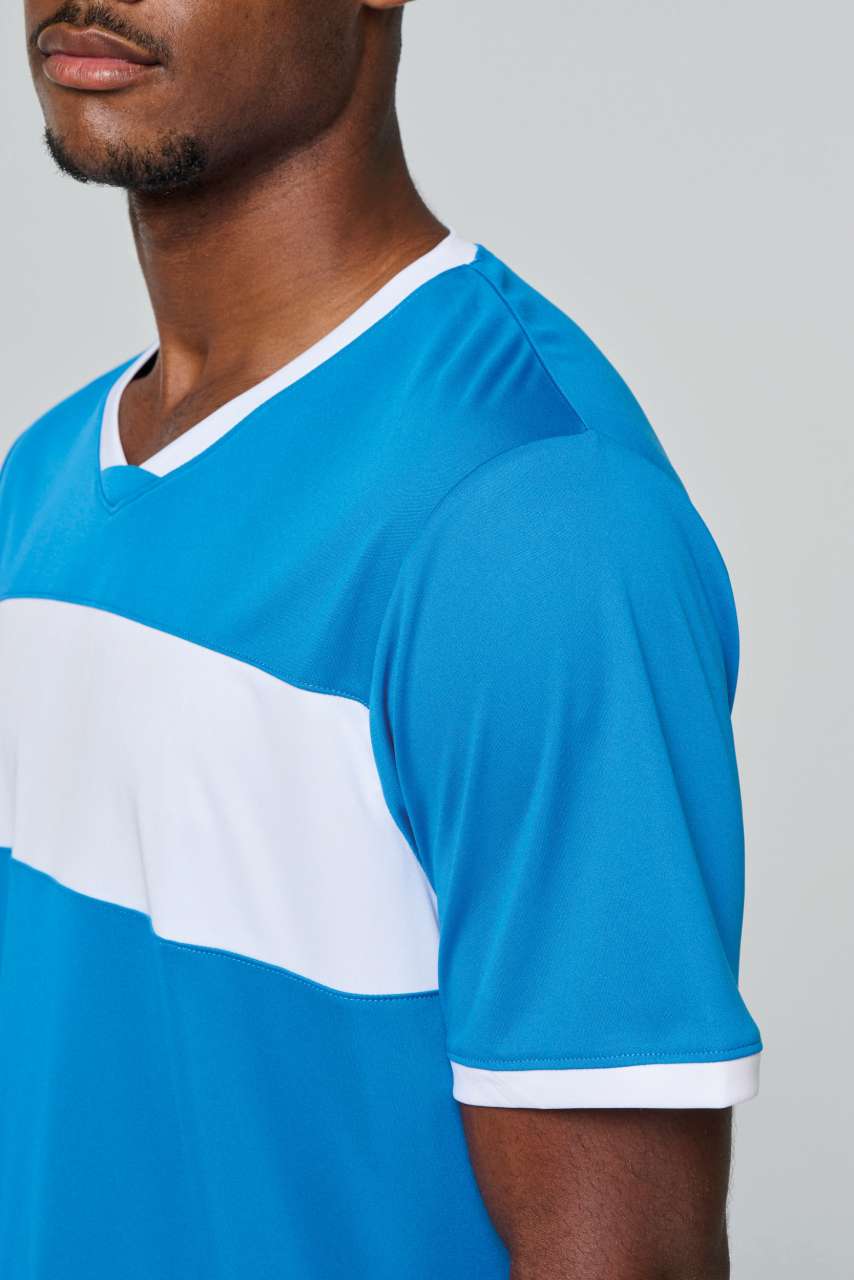 ADULTS' SHORT-SLEEVED JERSEY - Black/White - Additional