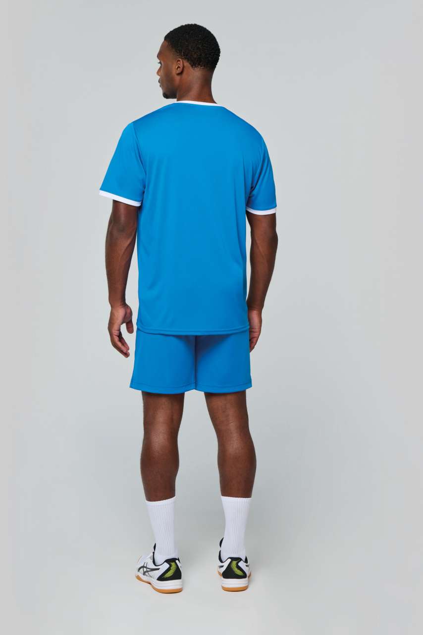 ADULTS' SHORT-SLEEVED JERSEY - Black/White - Additional