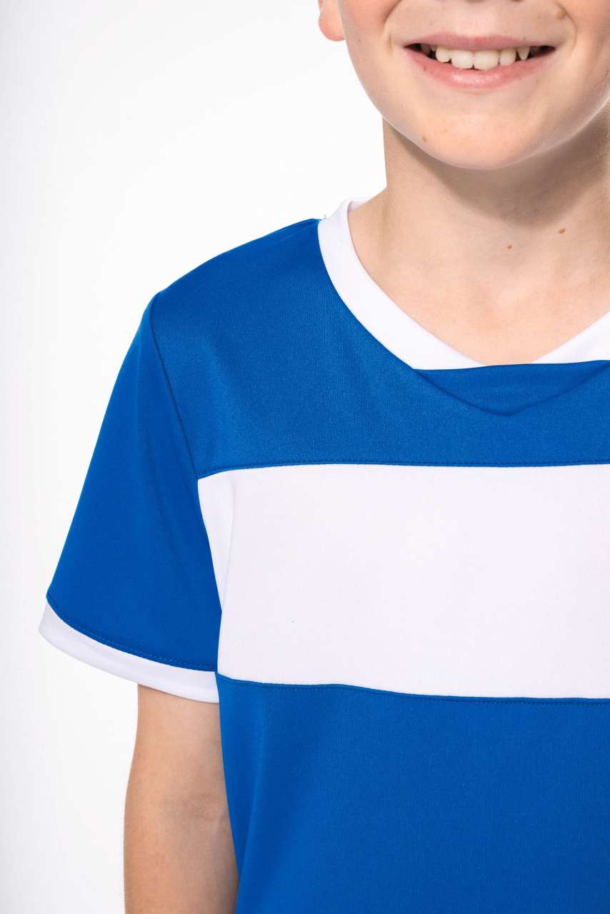 KIDS’ SHORT-SLEEVED JERSEY - Black/White - Additional