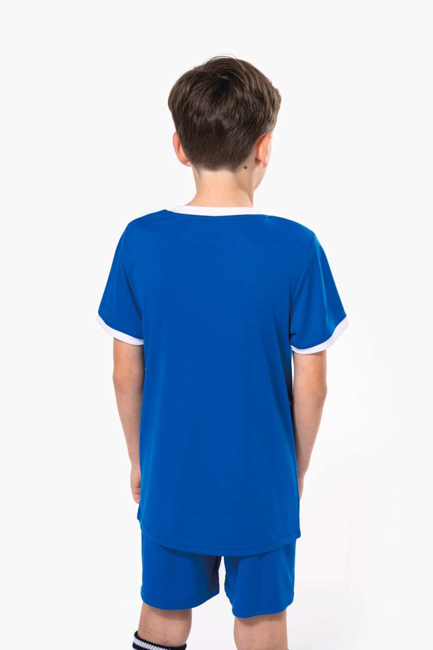 KIDS’ SHORT-SLEEVED JERSEY - Black/White - Additional