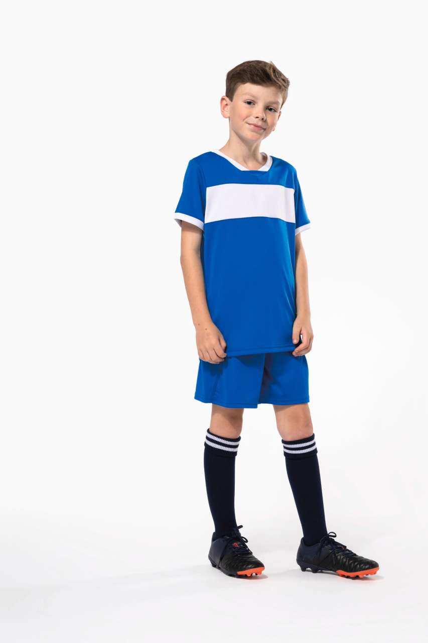 KIDS’ SHORT-SLEEVED JERSEY - Black/White - Additional