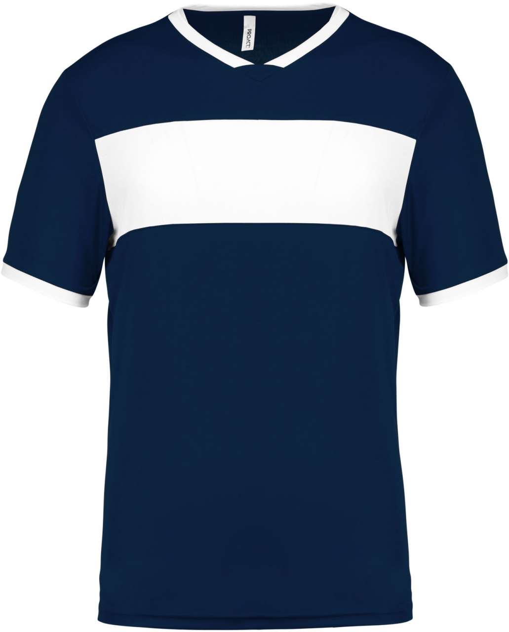 KIDS’ SHORT-SLEEVED JERSEY - Sporty Navy/White - Main