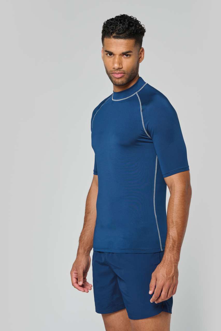 ADULT SURF T-SHIRT - Aqua Blue - modelimageurl
