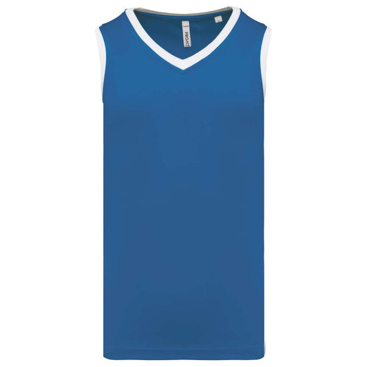 MEN'S BASKETBALL JERSEY - Sporty Royal Blue/White - colorimageurl