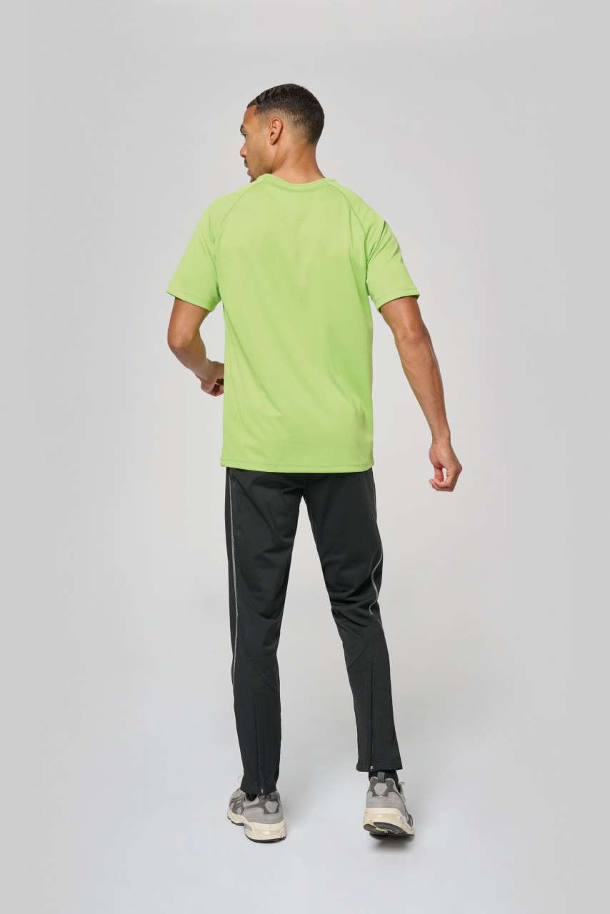 MEN'S SHORT-SLEEVED SPORTS T-SHIRT - Fluorescent Yellow - Additional