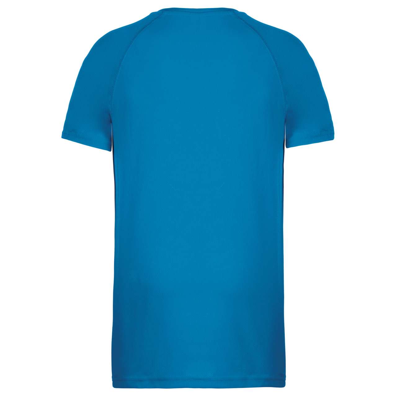 MEN'S SHORT-SLEEVED SPORTS T-SHIRT - Aqua Blue - Additional