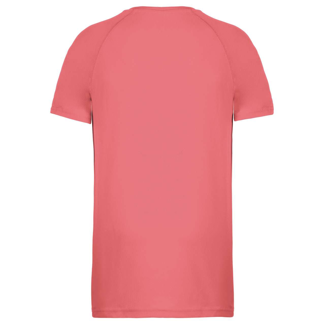 MEN'S SHORT-SLEEVED SPORTS T-SHIRT - Coral - Additional