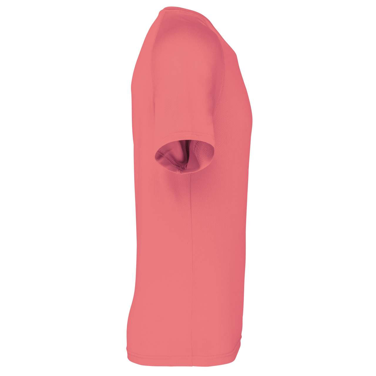 MEN'S SHORT-SLEEVED SPORTS T-SHIRT - Coral - Additional
