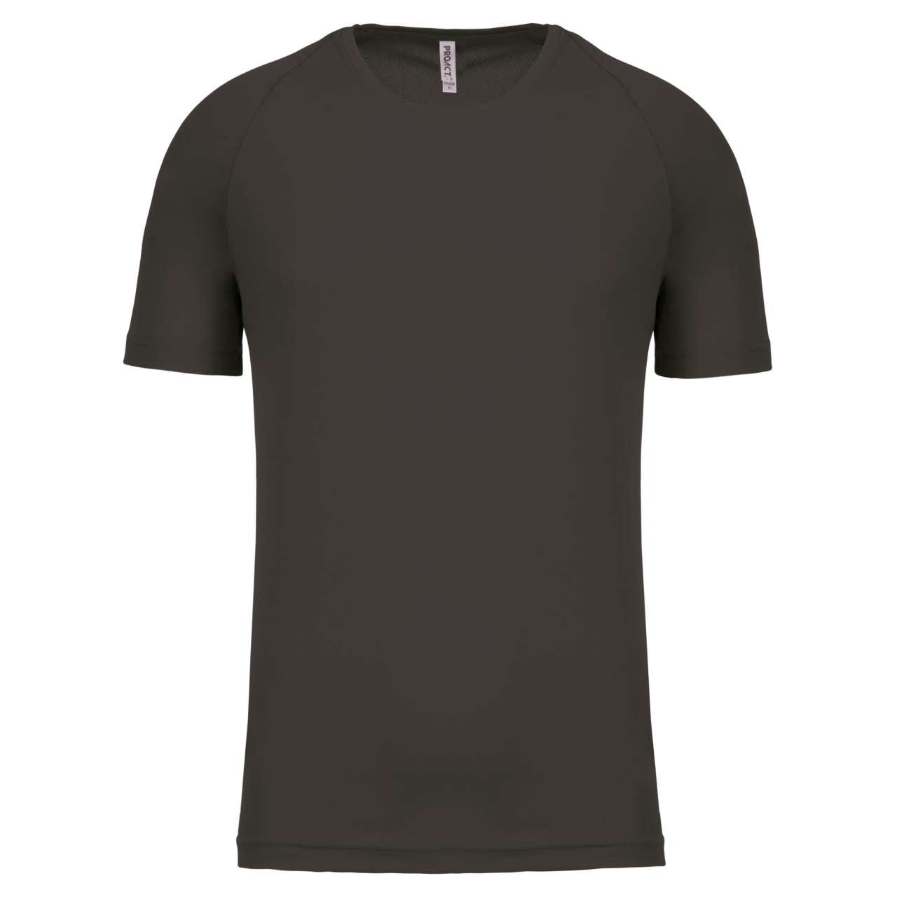 MEN'S SHORT-SLEEVED SPORTS T-SHIRT - Dark Grey - Main