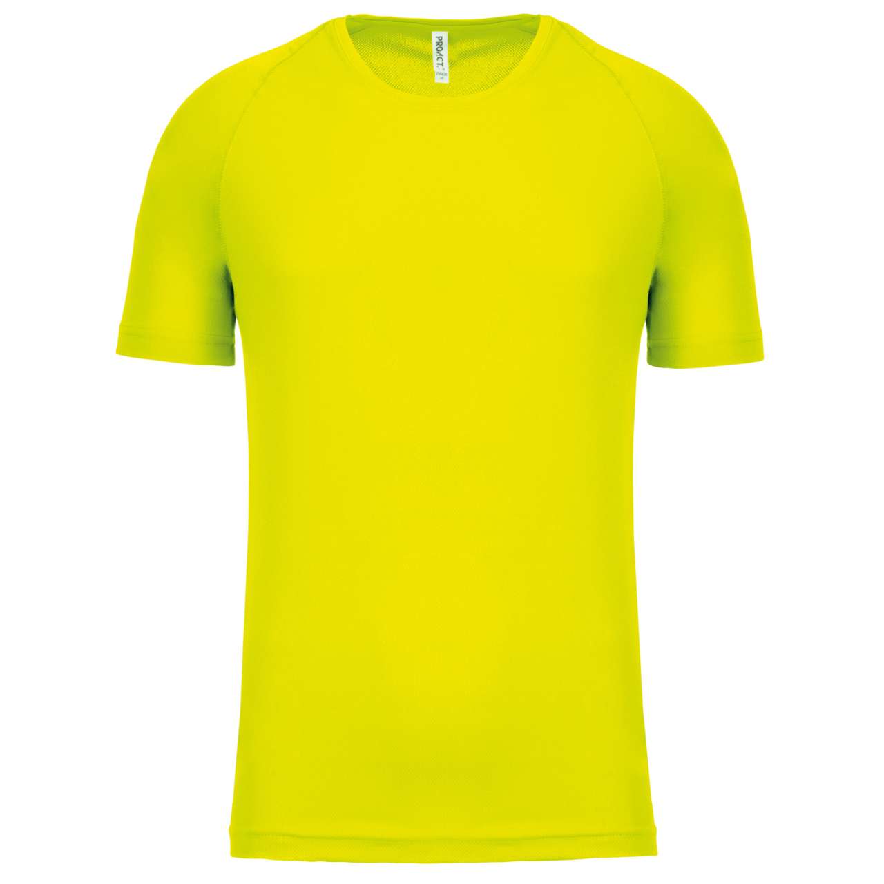 MEN'S SHORT-SLEEVED SPORTS T-SHIRT - Fluorescent Yellow - Main