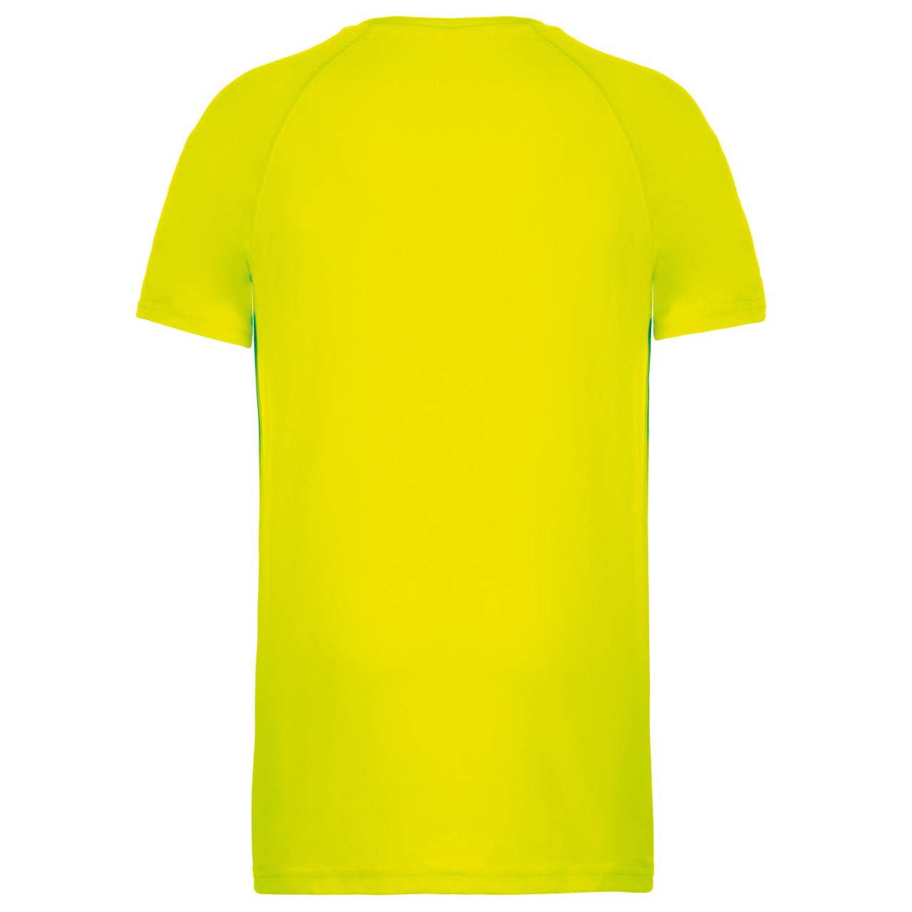 MEN'S SHORT-SLEEVED SPORTS T-SHIRT - Fluorescent Yellow - Additional