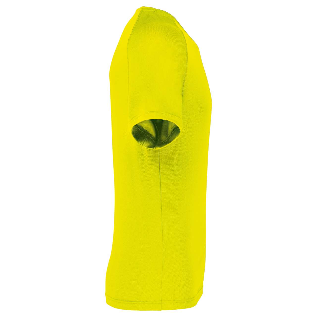 MEN'S SHORT-SLEEVED SPORTS T-SHIRT - Fluorescent Yellow - Additional