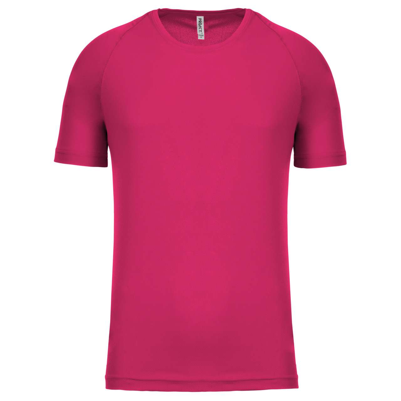 MEN'S SHORT-SLEEVED SPORTS T-SHIRT - Fuchsia - Main