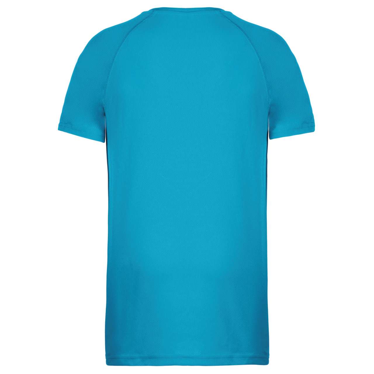 MEN'S SHORT-SLEEVED SPORTS T-SHIRT - Light Turquoise - Additional