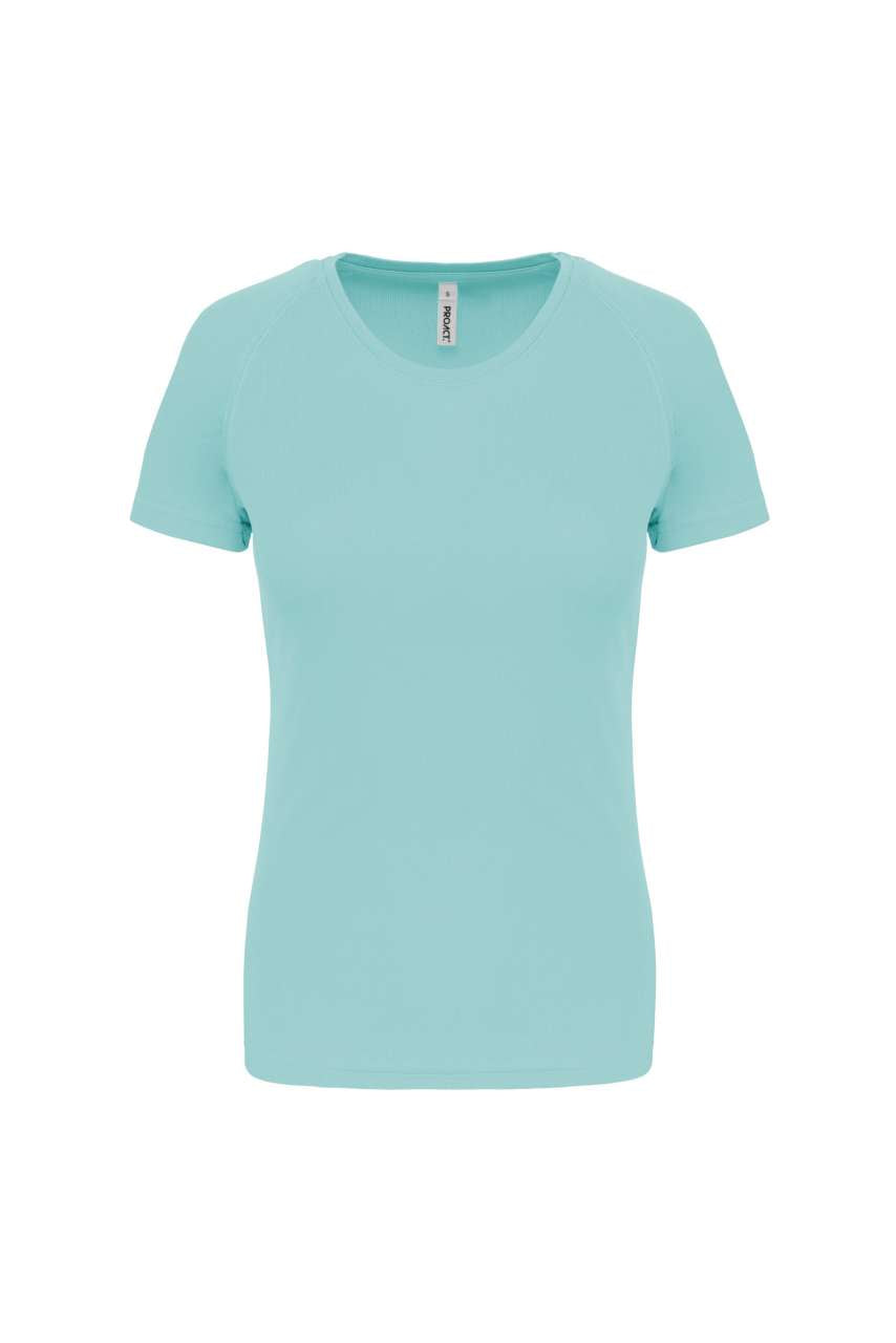 LADIES' SHORT-SLEEVED SPORTS T-SHIRT - Ice Mint - Main